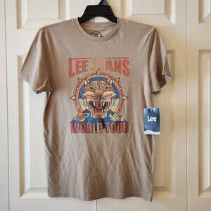 Lee Jeans World Tour Graphic Tee Classic Fit S 100% Cotton